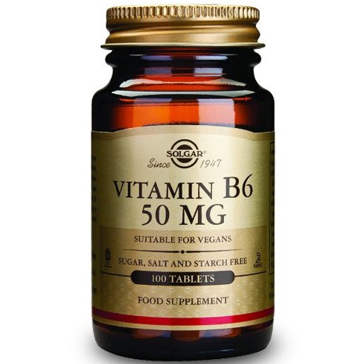 Solgar Vitamin B6 tabs/veg.caps