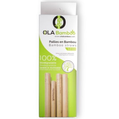 OLABamboo Straws 12 Τεμάχια