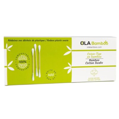 OLABamboo Cotton Swabs 400 Τεμάχια