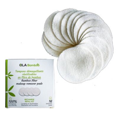 OLABamboo Makeup Remover Pads 16 Τεμάχια