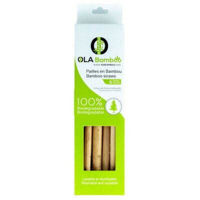 OLABamboo Straws 6 Τεμάχια
