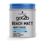 Schwarzkopf Got2B Paste Beach Matt Πηλός για Ατημέλητο Λουκ & Ματ Τελείωμα 100ml