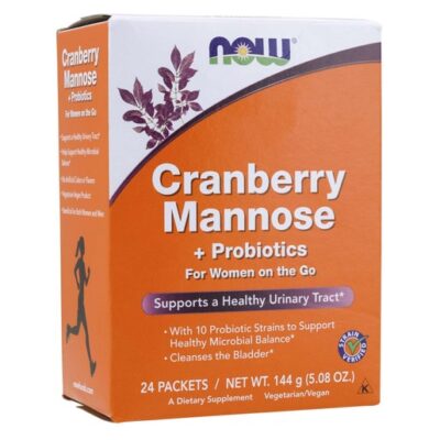 Mannose & Probiotics Συμπλήρωμα Διατροφής για την Αντιμετώπιση των Χρόνιων Ουρολοιμώξεων 24 Packets Per Box