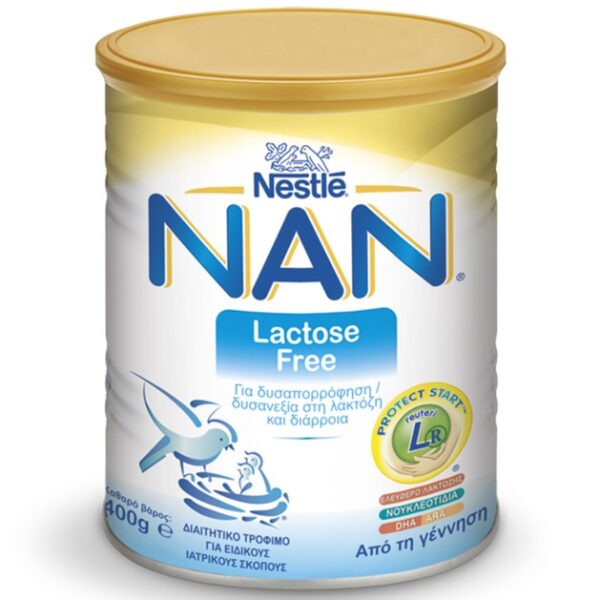 Nestle NAN Lactose Free Βρεφικό Γάλα σε Σκόνη για Δυσαπορρόφηση/Δυσανεξία στη Λακτόζη & Διάρροια