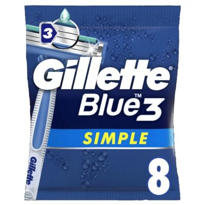 Gillette Blue Simple 3 Ξυραφάκια Μιας Χρήσης 8 τεμάχια