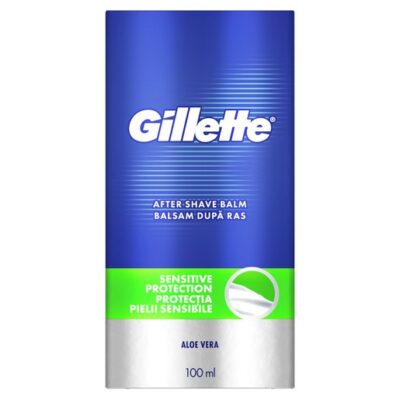 Gillette Sensitve Protection After Shave Balm Ενυδατικό Βάλσαμο για Μετά το Ξύρισμα Κατά των Ερεθισμών με Αλόη 100 ml