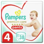 Pampers Premium Care Pants Jumbo Pack No4 (9-15kg) 38 πάνες