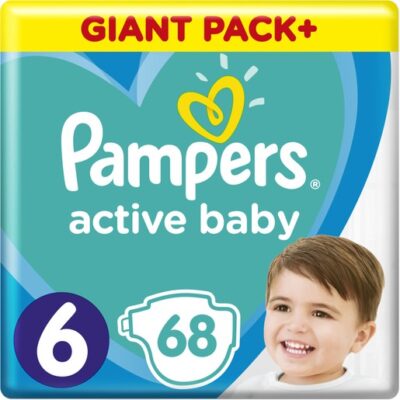 Pampers Active Baby Giant Pack Νο6 (13-18 kg) 68 πάνες