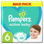 Pampers Active Baby Maxi Pack Νο6 (13-18 kg) 44 πάνες