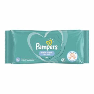 Pampers Fresh Clean Wipes Μωρομάντηλα με Άρωμα Φρεσκάδας 52 Wipes
