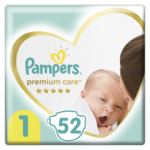 Pampers Premium Care Νο1 Newborn (2-5kg) 52 πάνες