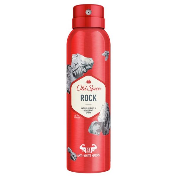 Old Spice Rock Antiperspirant & Deodorant Spray Αποσμητικό Και Αντιιδρωτικό Σπρέι για Άνδρες 150 ml
