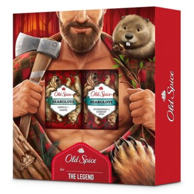Old Spice Πακέτο Προσφοράς Bearglove Antiperspirant & Deodorant Spray 150ml & Bearglove Shower Gel & Shampoo 150ml