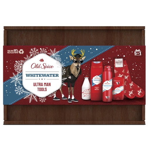 Old Spice Πακέτο Προσφοράς Xmas Whitewater Set Σετ Πλήρους Περιποίησης για τον Άνδρα σε Συσκευασία Δώρου