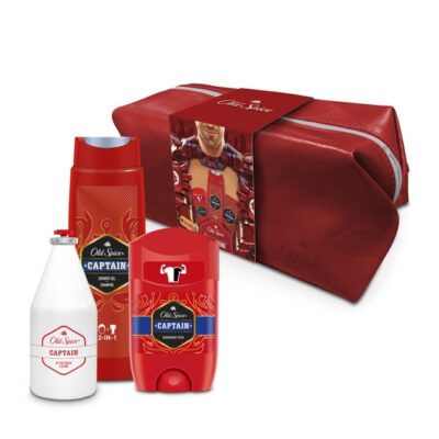 Old Spice Πακέτο Προσφοράς Captain Shower Gel 250ml & Captain After Shave Lotion 100ml & Captain Deodorant Stick 50ml