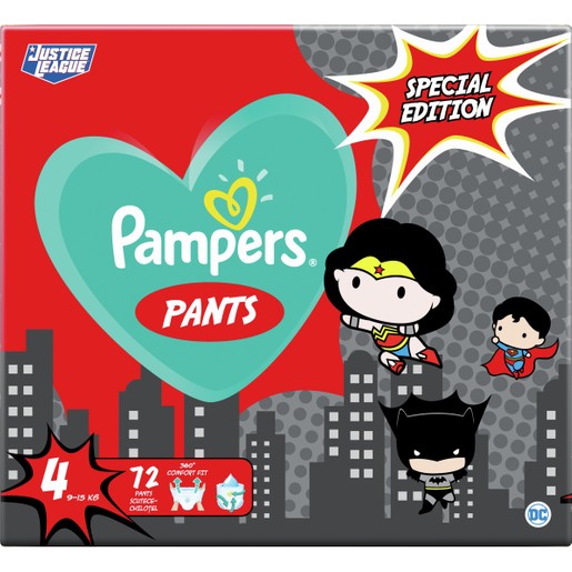 Pampers Pants Special Edition Warner Bros Νο4 (9-15kg) 72 πάνες