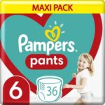 Pampers Pants No6 Maxi Pack (15+kg) 36 πάνες