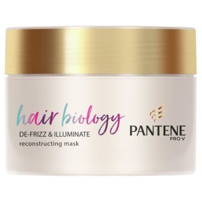 Pantene Hair Biology De-frizz & Illuminate Reconstructing Mask 160ml