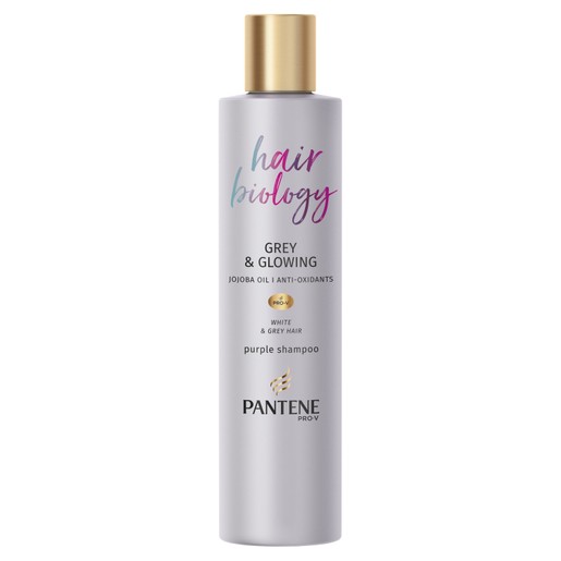 Pantene Hair Biology Grey & Glowing Shampoo 250ml