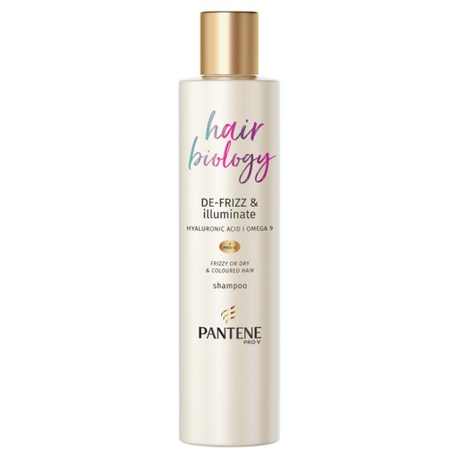Pantene Hair Biology De-frizz & Illuminate Shampoo 250ml