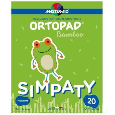 Master Aid Ortopad 20 Medium Simpaty Οφθαλμικά Αυτοκόλλητα Για Στραβισμό (2 έως 4 ετών)