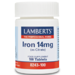 Lamberts Iron 14mg (as Citrate) 100 tabs