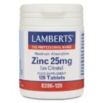 Lamberts Zinc 25mg (as Citrate)120tabs