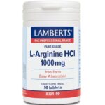 Lamberts L-Arginine HCL 1000mg 90 tabs