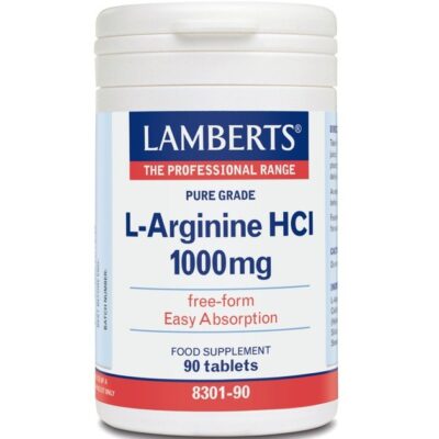 Lamberts L-Arginine HCL 1000mg 90 tabs