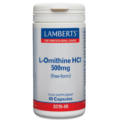 Lamberts L-Ornithine 500mg 60 tabs
