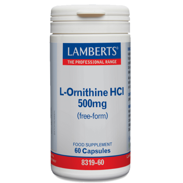 Lamberts L-Ornithine 500mg 60 tabs