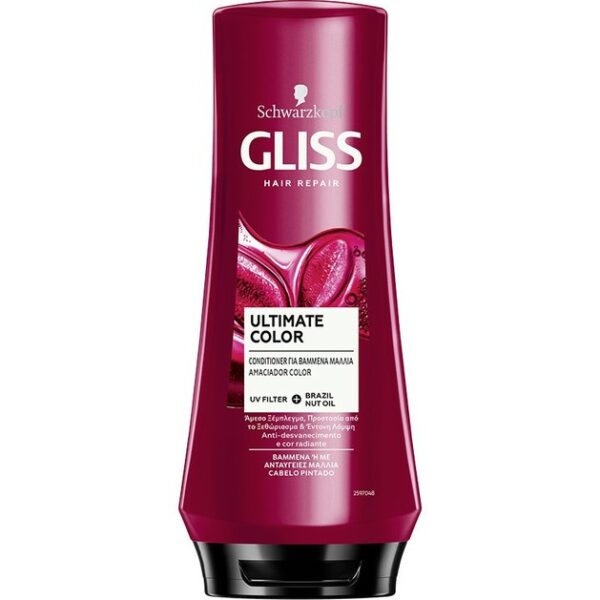 Schwarzkopf Gliss Ultimate Color Conditioner Κρέμα Περιποίησης για Βαμμένα & με Ανταύγειες Μαλλιά 200ml