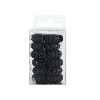 Dessata Hair Ties Black Λαστιχάκια Μαλλιών 6 Τεμάχια