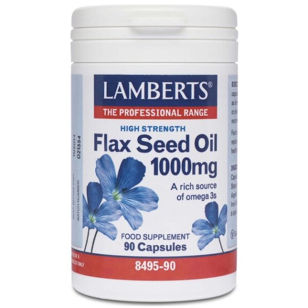 Lamberts Flax Seed Oil 1000mg 90 tabs