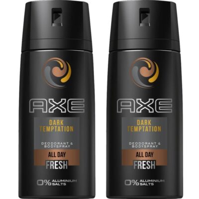 Axe Πακέτο Προσφοράς Dark Temptation Spray 48h Fresh 2x150ml 1+1 Δώρ