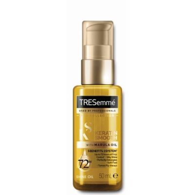 TRESemme Keratin Smooth With Marula Oil Έλαιο Κερατίνης για Απαλά & Λαμπερά Μαλλιά & Έλεγχο του Φριζαρίσματος 50ml