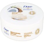 Dove Restoring Ritual Body Cream Πλούσια Κρέμα Σώματος Θρέψης & Ενυδάτωσης με Έλαιο Καρύδας & Αμυγδαλέλαιο 250ml