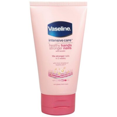 Vaseline Intensive Care Healthy Hands Stronger Nails Cream Θρεπτική & Επανορθωτική Κρέμα Χεριών & Νυχιών 75ml
