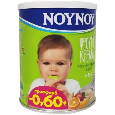 3 Φρούτα & Γάλα Από 6 Μηνών 300gr σε Ειδική Τιμή