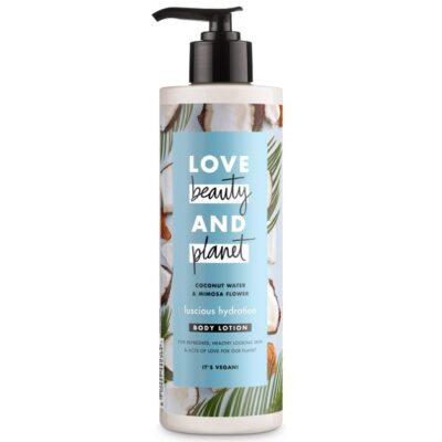 Love Beauty & Planet Coconut Water & Mimosa Flower Body Lotion Ενυδατικό Γαλάκτωμα Σώματος με Νερό Καρύδας & Άνθη Μιμόζας 400ml