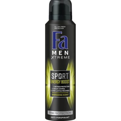 Fa Men Deodorant Spray Sport Energy Boost Ανδρικό Αποσμητικό για Μέγιστη Φρεσκάδα & Άρωμα Μεγάλης Διάρκειας 150ml