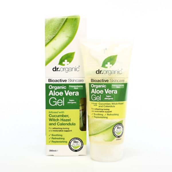 Dr.Organic Aloe Vera Gel with Cucumber & Witch Hazel 200ml