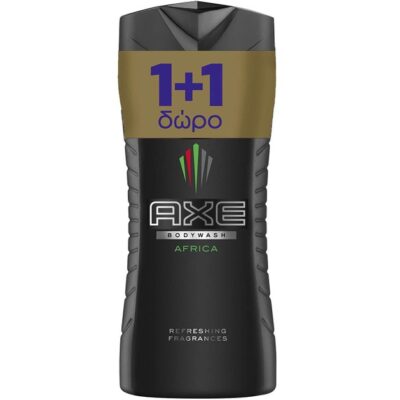 Axe Πακέτο Προσφοράς Africa Bodywash XL 2x400ml 1+1 Δώρο