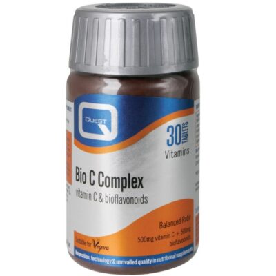 Quest Bio C Complex Bioflavonoids 500mg Βιταμίνη C Μαζί Με Βιοφλαβονοειδή 30tabs