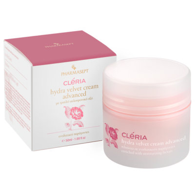 Pharmasept Cleria Hydra Velvet Cream Advanced 24ωρη Κρέμα Βαθιάς Ενυδάτωσης για Όλους Τους Τύπους Δέρματος 50ml