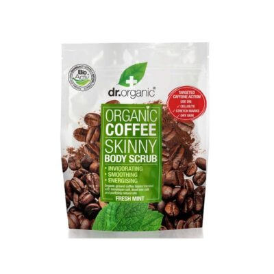 Dr. Organic Coffee Skinny Body Scrub with Fresh Mint Απολεπιστικό Σώματος 200gr