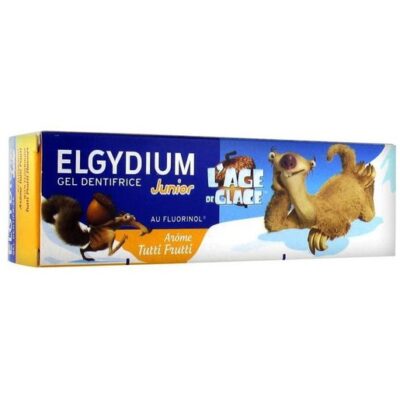 Elgydium Junior Toothpaste Ice Age Tutti Frutti Παιδική Οδοντόκρεμα Gel με Γεύση Tutti Frutti για Παιδιά 7-12 Ετών 50ml