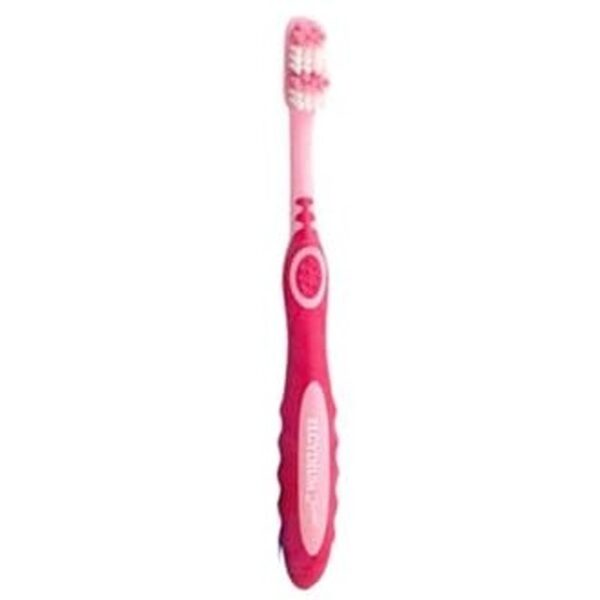 Elgydium Junior Racoon Red Οδοντόβουρτσα Κατάλληλη Για Παιδιά Ηλικίας Από 7 Εως 12 Ετών