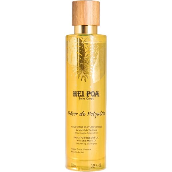 Hei Poa Soins Corps Tresor de Polyuesie Monoi Dry Oil Tahiti 100ml