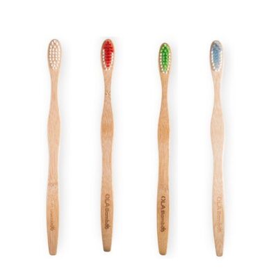 OLABamboo Toothbrush Medium 1 Τεμάχιο